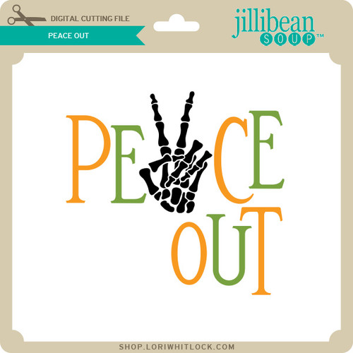 Peace Out - Lori Whitlock's SVG Shop