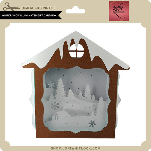 Snow Blanketed Forest Box Sticker Set – Papergame