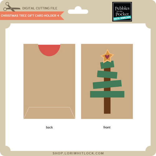 Christmas Ornament Gift Card Holders - Lori Whitlock's SVG Shop