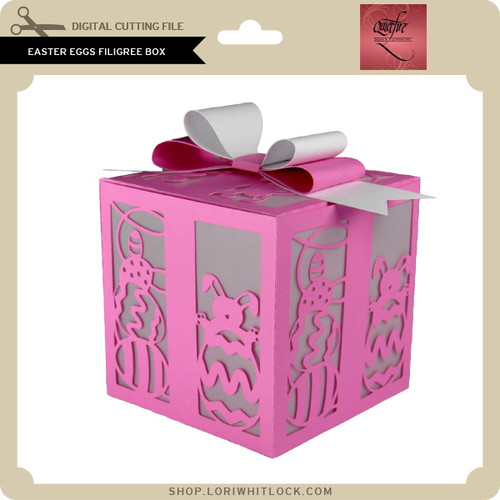 Easter Eggs Filigree Box - Lori Whitlock's SVG Shop