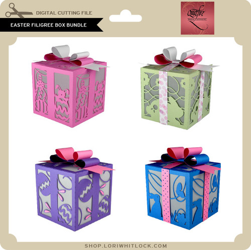 Easter Filigree Box Bundle - Lori Whitlock's SVG Shop