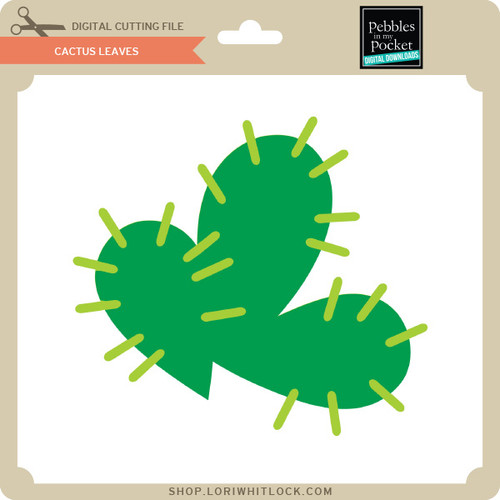 Cactus Leaves - Lori Whitlock's SVG Shop