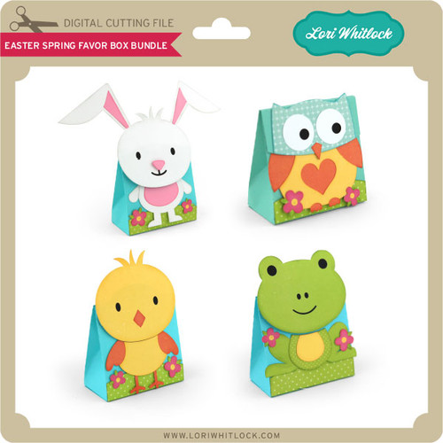 Easter Spring Favor Box Bundle - Lori Whitlock's SVG Shop