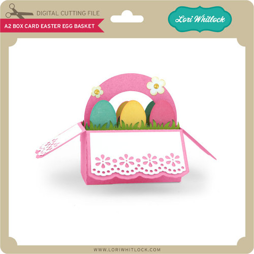 A2 Easter Bunny Shaped Card - Lori Whitlock's SVG Shop