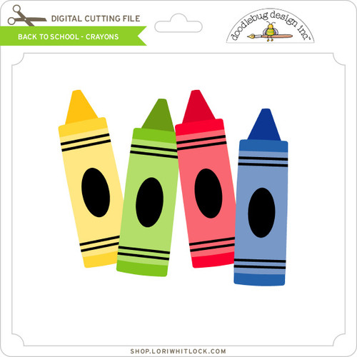 School is Cool - Box of Crayons - Lori Whitlock's SVG Shop