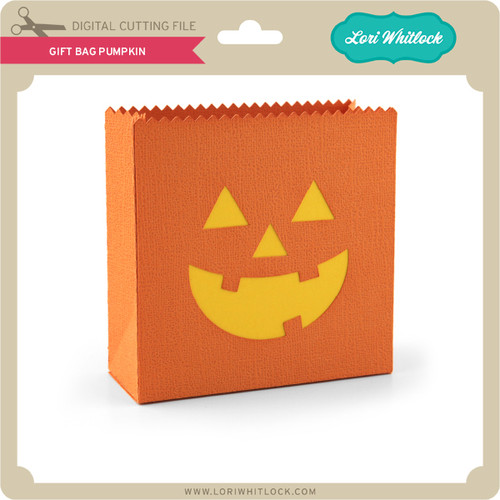 Gift Bag Pumpkin - Lori Whitlock's SVG Shop