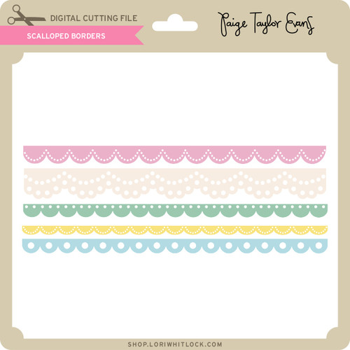 Scalloped Borders - Lori Whitlock’s SVG Shop
