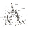 (2009-2014) Ducati Monster 696/796/1100 Complete Rearset