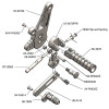 (2011-2020) Ducati Diavel GP Shift Adjustable Complete Rearset Kit