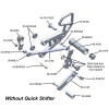 (2017-2025) Honda CBR1000RR Complete Rearset