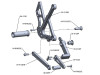 (2009-11) Kawasaki Ninja 650R Complete Rearset