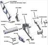 (2009-12) Kawasaki ZX-6R Complete Rearset - STD / GP Shift