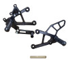 (2019-2025) Kaw ZX6R (2019-23) Rearset Kit W/Brake Pedal, Black