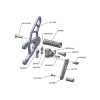 (2019-2025) Kaw ZX6R (2019-23) Rearset Kit W/Brake Pedal, Black