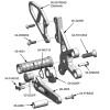 (2003-2012) Suzuki SV650 Rearset - STD Shift