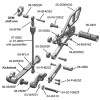 05-0508B Triumph Street Triple Rearset Kit, GP Shift W/O QS - Complete W/Shift and Brake Pedals