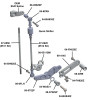 (06-12)Triumph Daytona 675/R/Street Triple Rearsets - GP Shift w/QS Rod - RACE USE ONLY (No Side Stand)