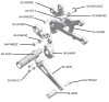 05-0449B 2006-16 Yamaha R6 Rearset - GP Shift