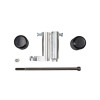 50-0131 2008-12 Kawasaki EX250 Under Bodywork Frame Slider Kit with pucks