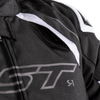 RST S1 CE JACKET BLACK/BLACK/WHITE TEXTILE