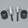 50-0502U 2013-17 Triumph 675, 2013-16 Street Triple Under Body Frame Slider Kit w/ 1099 Pucks