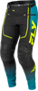 FLY RACING RAYCE BICYCLE PANTS TEAL/BLACK/LIME
