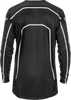 FLY RACING RAYCE BICYCLE JERSEY BLACK/WHITE YXL
