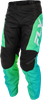 FLY RACING F-16 PANTS AQUA/BLACK/WHITE
