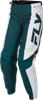 FLY RACING WOMEN'S F-16 PANTS TEAL/WHITE/GOLD