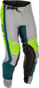 FLY RACING LITE PANTS GREY/LIME/TEAL