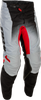 FLY RACING KINETIC DBK PANTS GREY/BLACK/RED