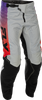 FLY RACING KINETIC PANTS GREY/RED/PURPLE/BLACK