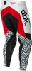 FLY RACING EVOLUTION DST DBK PANTS BLACK/WHITE/RED SZ 28