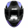 SMK FULL-FACE GULLWING SONIC GL652 PURPLE/BLACK/WHITE FRONT VIEW