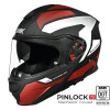 SMK FULL-FACE GULLWING SONIC MA231 RED/BLACK/WHTE SIDE VIEW