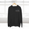 Motorcycle Club Hoodie — "Platinum" Rider Graphic Fleece Pullover