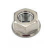Titanium 3/8-24 Flange Nut, 3/8 Header Stud Nut