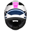 SMK FULL-FACE BIONIC ADULT KORE GL159 WHITE/BLACK/PINK REAR VIEW
