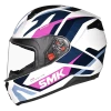 SMK FULL-FACE BIONIC ADULT KORE GL159 WHITE/BLACK/PINK SIDE VIEW