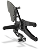 REAR SET KIT, YZF R1 07-08, BLACK