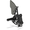 REAR SET KIT, NINJA 250-300, BLACK