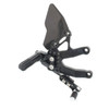 REAR SET KIT, TRIUMPH 675 06- , BLACK