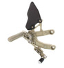 REAR SET KIT, TRIUMPH 675 06- , AERO HARD