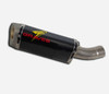Kawasaki ZX-6R Cat-Back Slip-On Carbon Exhaust