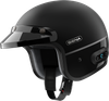 SENA SURGE OPEN FACE HELMET W/MESH MATTE BLACK/GLOSSY BLACK