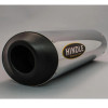 (2007-12) Honda CBR600RR Slipon w/. Stainless Steel Under Tail - Black Ceramic Tip