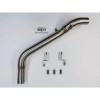(2007-12) Honda CBR600RR Slipon w/. Stainless Steel Under Tail - Black Ceramic Tip