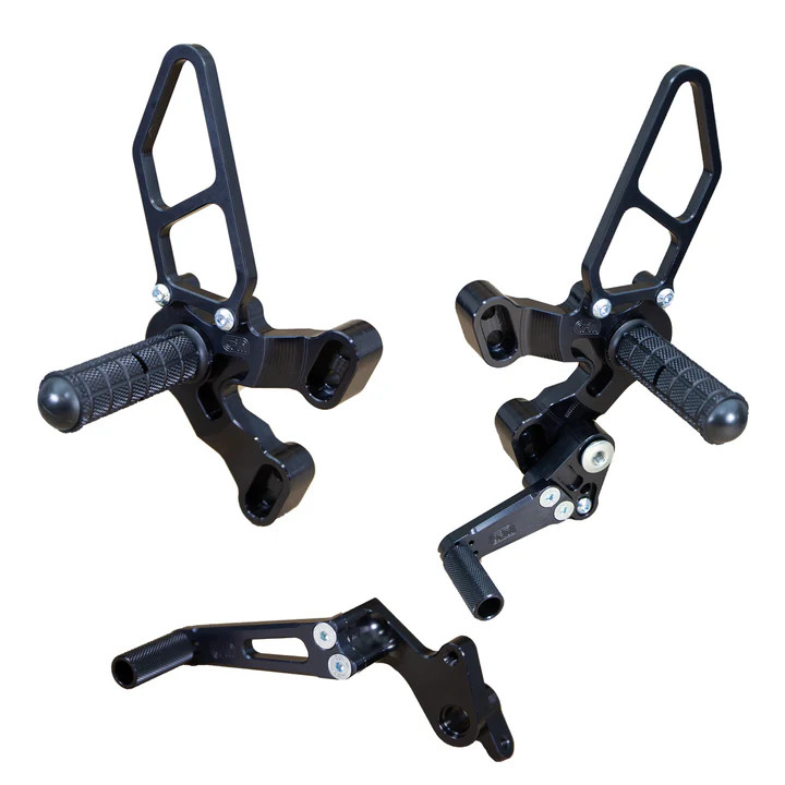 (2008-2013) Ducati 848/1098/1198/848 Evo Complete Rearset - Black