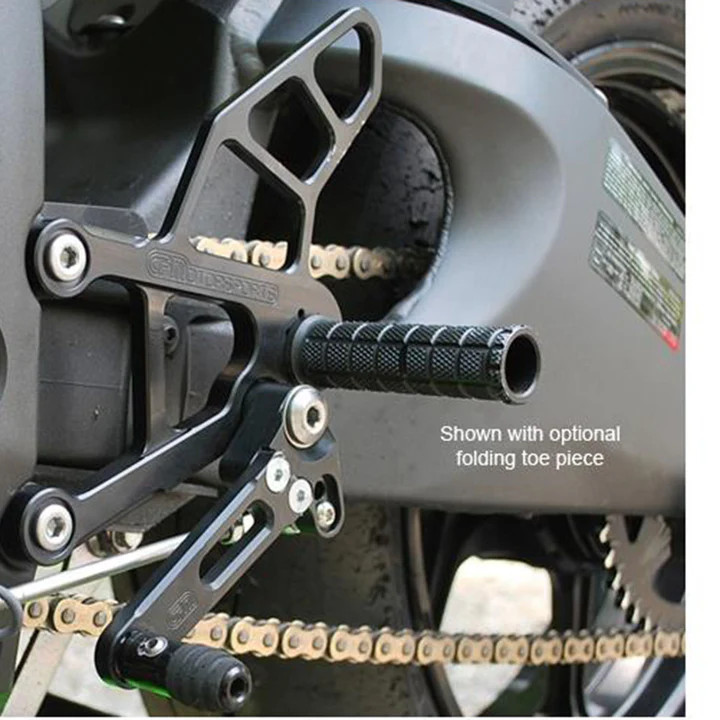 (2009-12) Kawasaki ZX-6R Complete Rearset - STD / GP Shift