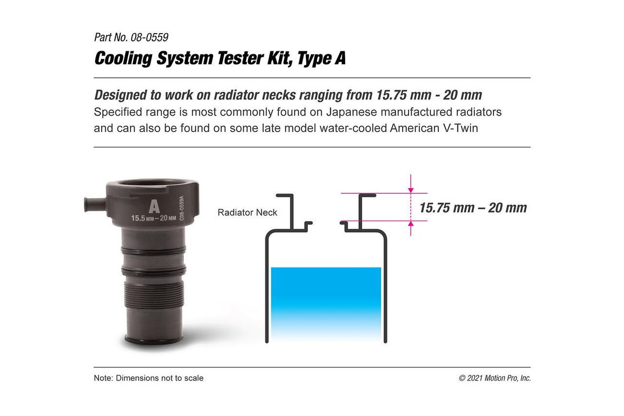 Cooling System Tester, Type A